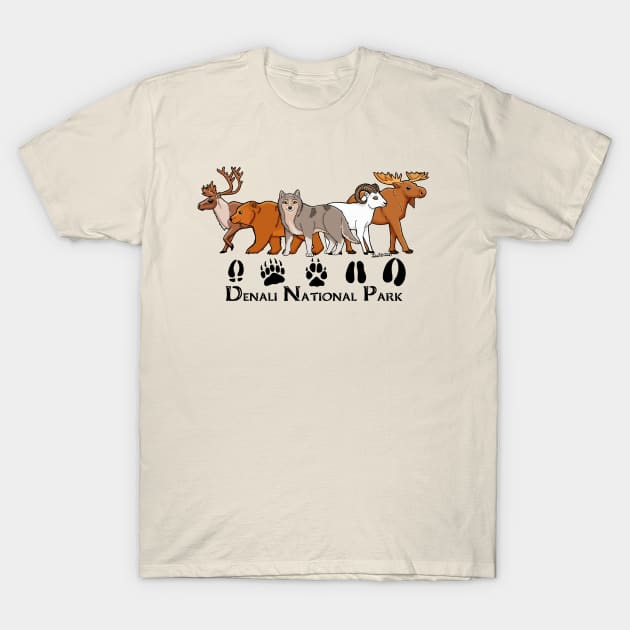 Denali's Big Five T-Shirt by HonuHoney